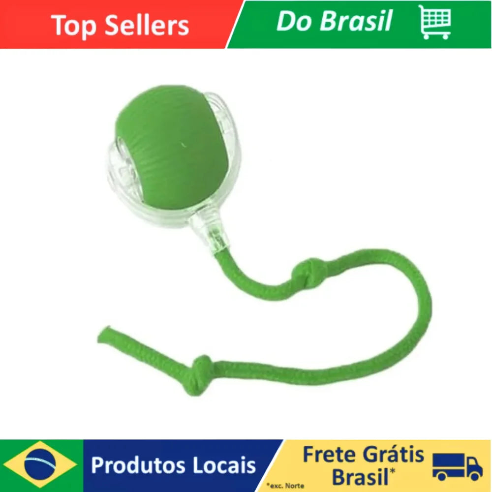 Bola Interativa Inteligente para Cães e Gatos com LED e Movimento Automático 360°