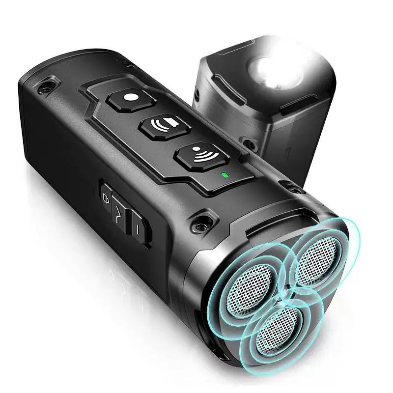 Repelente Ultrassônico para Cães com Lanterna LED, Recarregável Anti-Latido