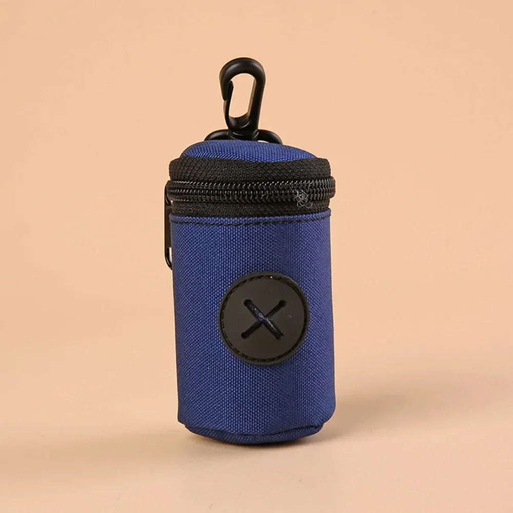 Dispenser Portátil de Sacos Higiênicos para Cães, com Zíper, Ideal para Passeios
