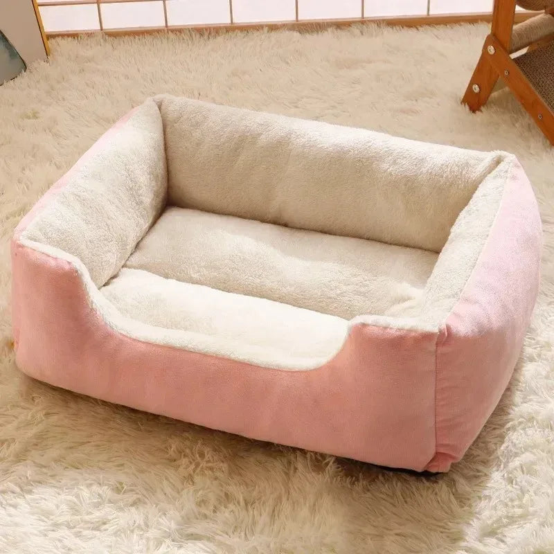 Cama Almofadada para Gatos e Cães, Confortável e Aconchegante