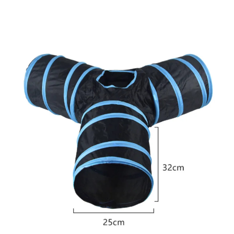 Foldable Cat Tunnel, Interactive Toy Against Feline Boredom