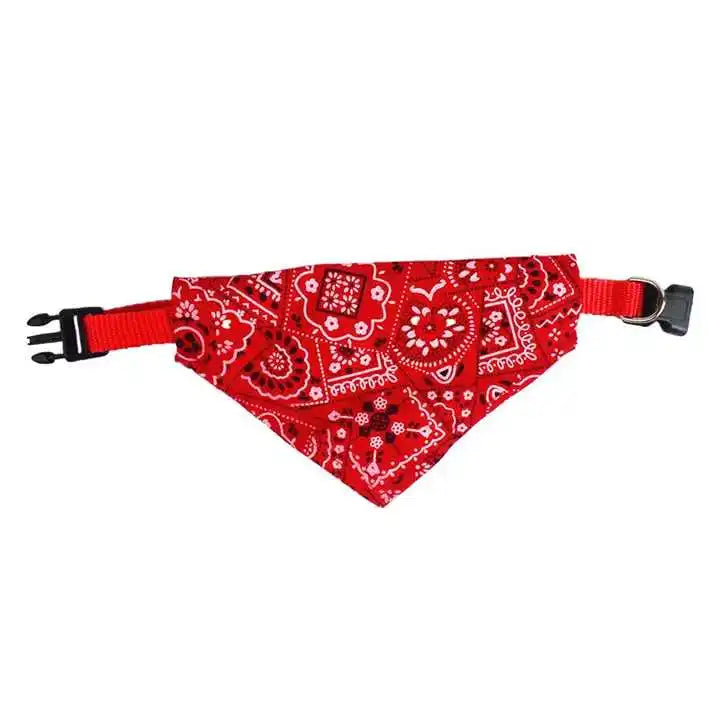 Bandana Triangular Ajustável para Cães e Gatos, Lavável, Ideal para Festas e Decoração