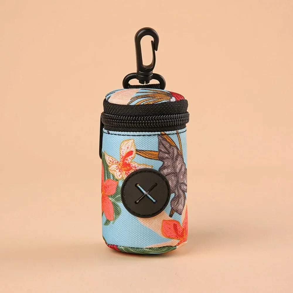 Dispenser Portátil de Sacos Higiênicos para Cães, com Zíper, Ideal para Passeios