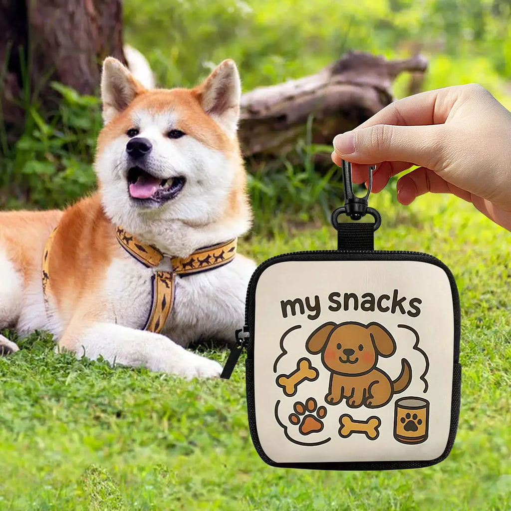 Pochete Porta-Petiscos Portátil para Cães, Ideal para Passeios e Adestramento