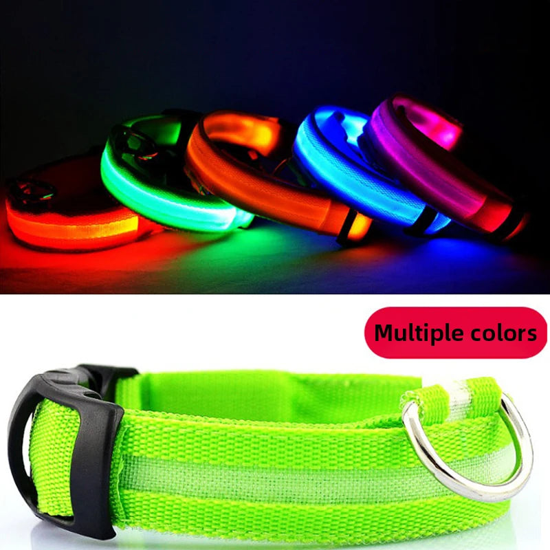Coleira Luminosa Decorativa para Cães e Gatos, Repelente de Pulgas, Piolhos e Mosquitos