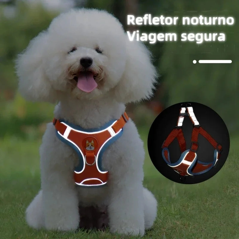Pet Dog And Cat Leashes Guide Set Vest Type Leashes For Pet Small And Medium
