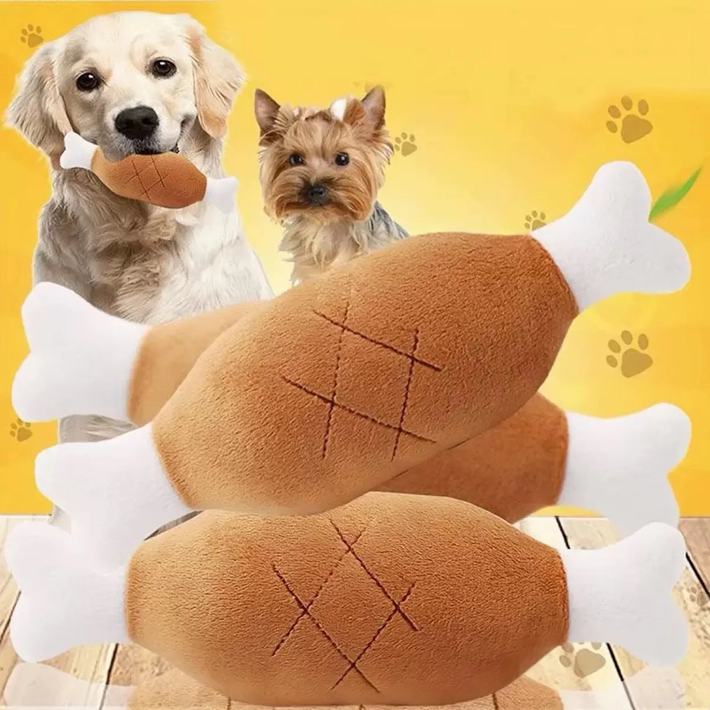 10PC Safe Rubber Dog Bone Chew Toy Soft Plush Elephant Interactive Play Toy Teeth Grinding Pet Dog Products