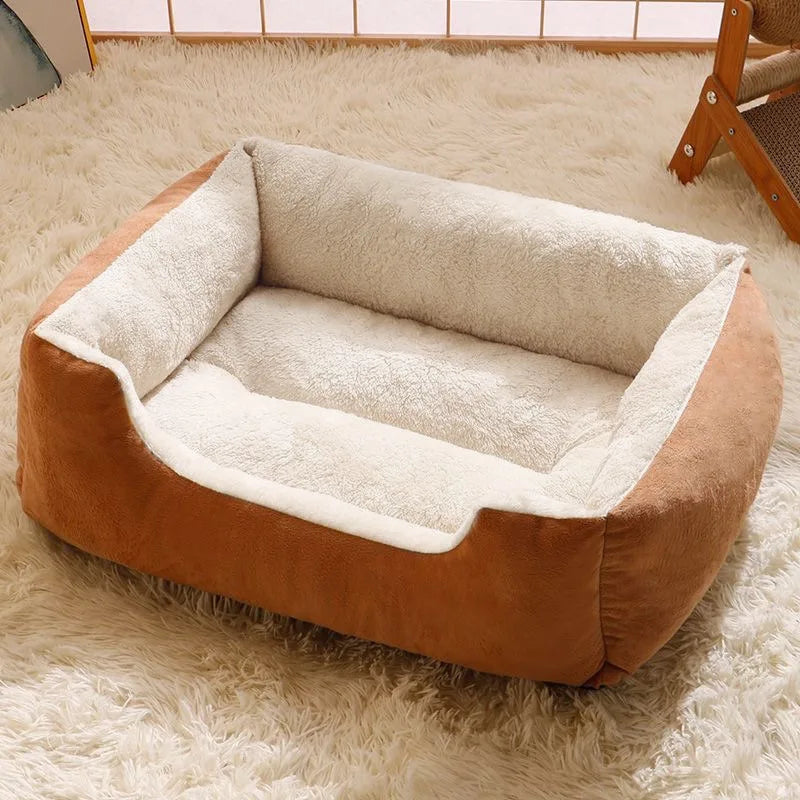 Cama Almofadada para Gatos e Cães, Confortável e Aconchegante