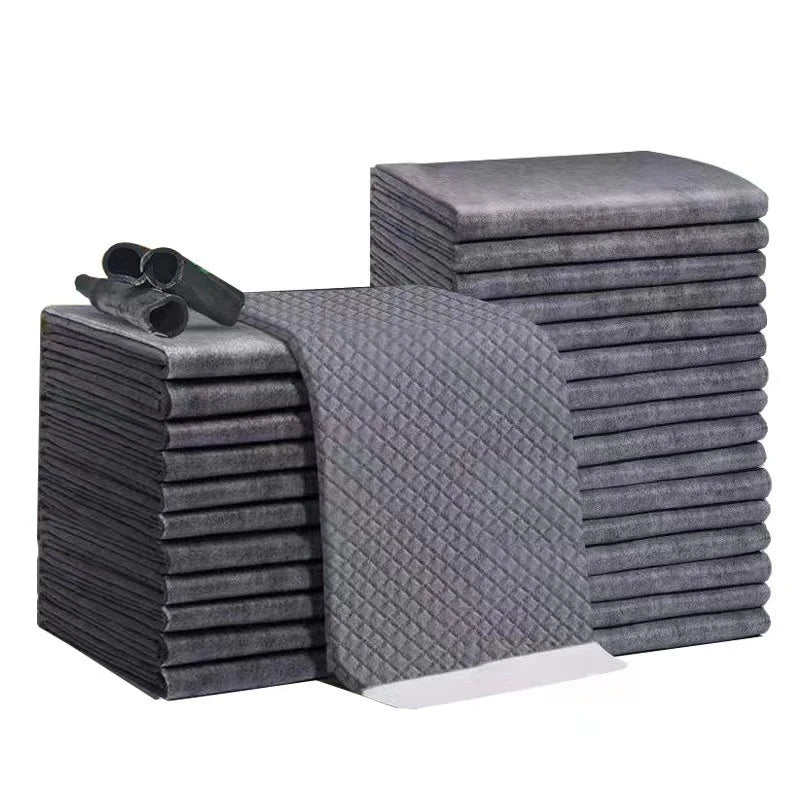 Tapete Higiênico de Carvão de Bambu para Cães, Reforçado, Superabsorvente e Antivazamento