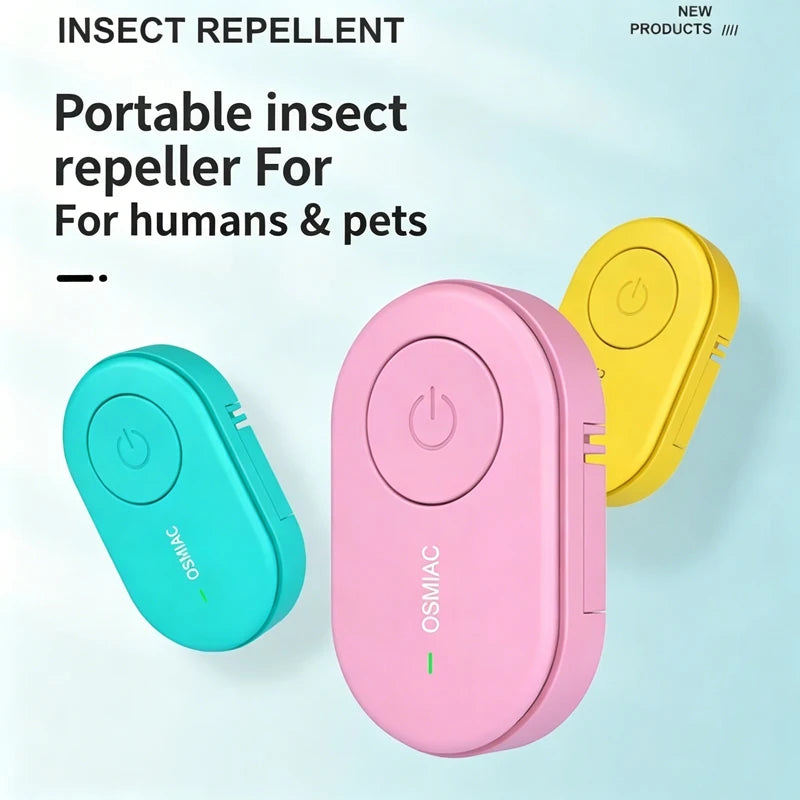 Coleira Ultrassônica Portátil Repelente de Pulgas, Carrapatos e Mosquitos para Cães e Gatos