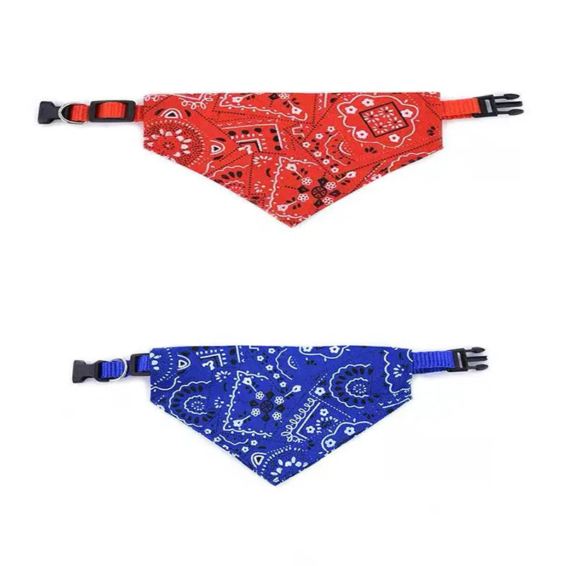 Bandana Triangular Ajustável para Cães e Gatos, Lavável, Ideal para Festas e Decoração