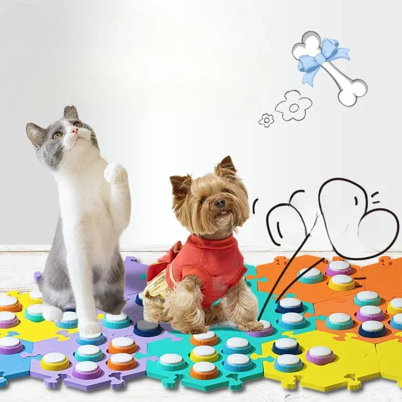 Botões de Comunicação para Cães e Gatos, Gravador de Voz para Adestramento