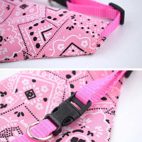 Bandana Triangular Ajustável para Cães e Gatos, Lavável, Ideal para Festas e Decoração