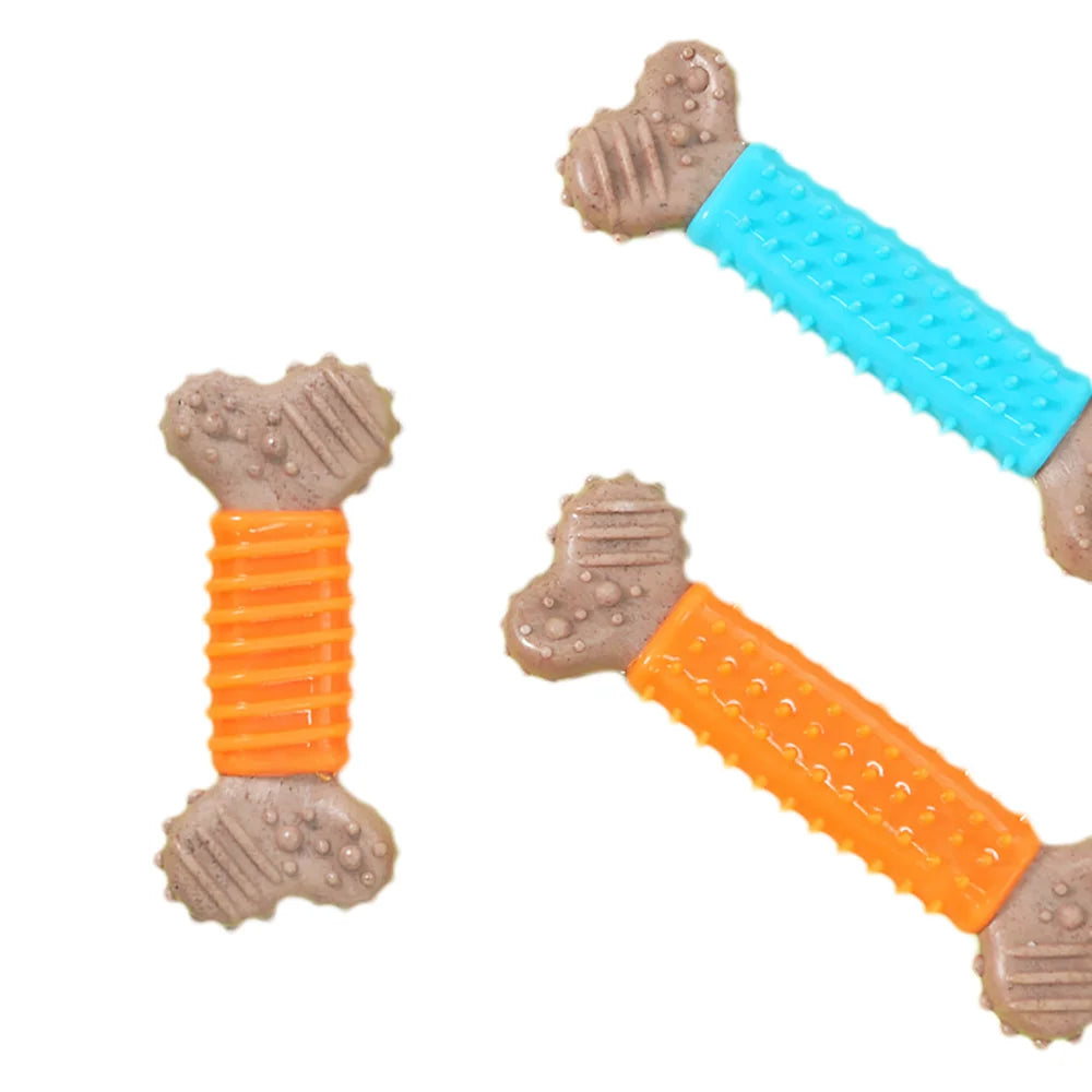 Durable TPR Chew Bone for Dogs and Puppies, Independent Play