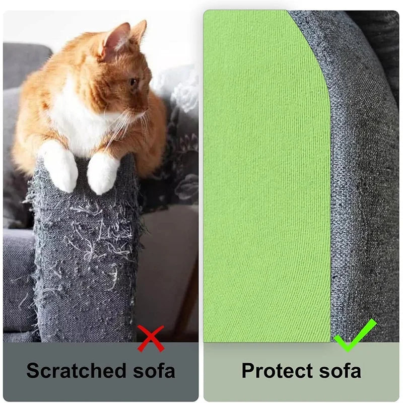 Protetor de Sofá Arranhador para Gatos, Disponível em 8 Tamanhos, Protege Móveis das Garras