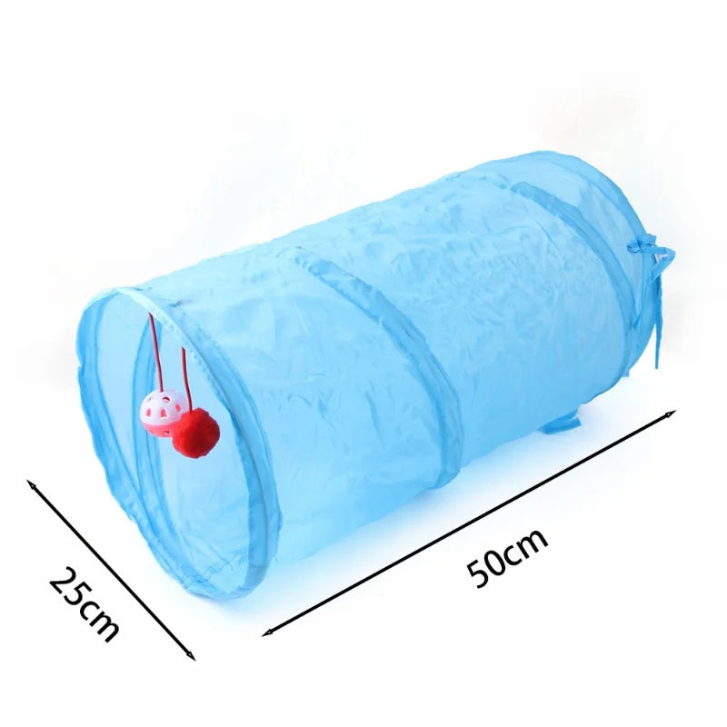 Foldable Cat Tunnel, Interactive Toy Against Feline Boredom