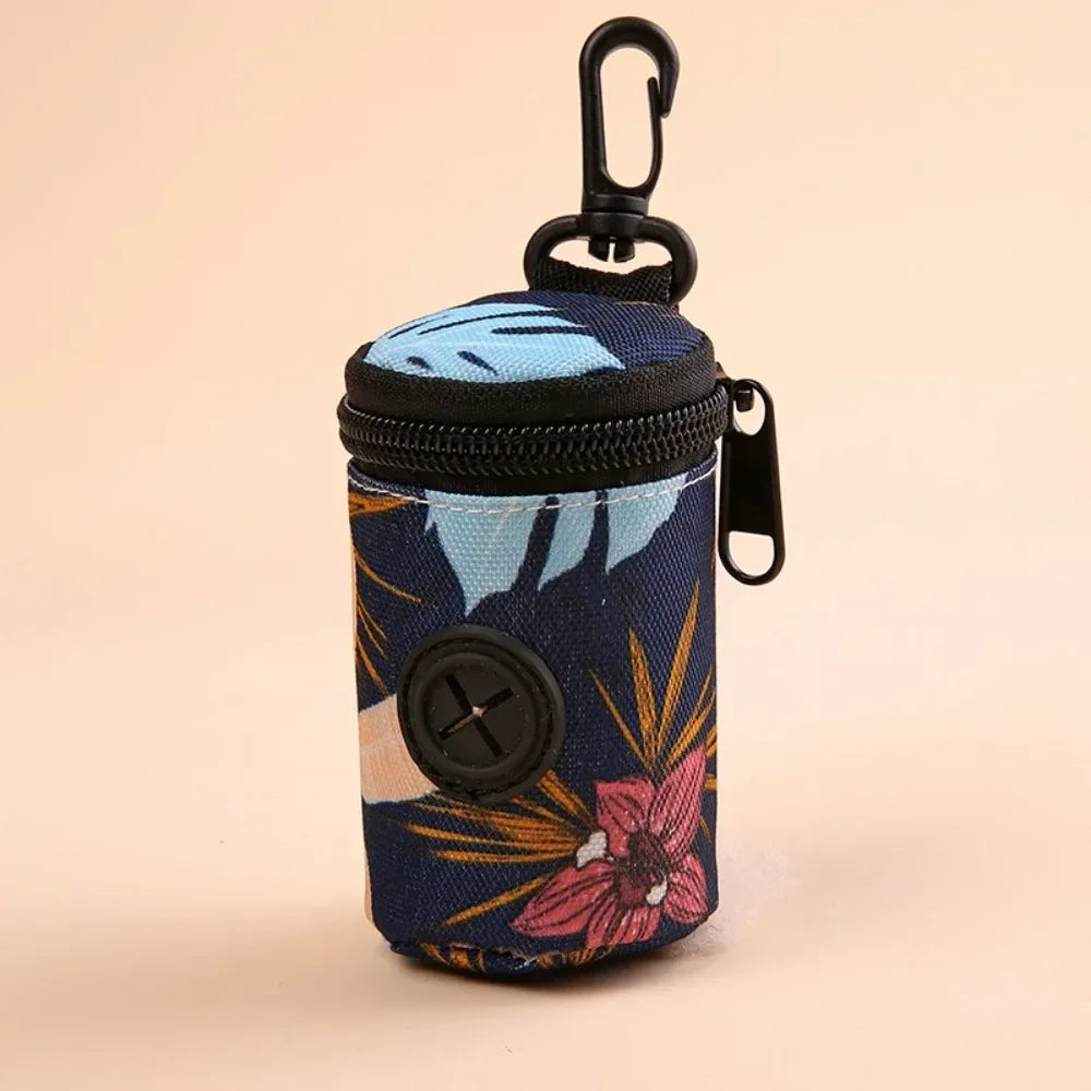 Dispenser Portátil de Sacos Higiênicos para Cães, com Zíper, Ideal para Passeios