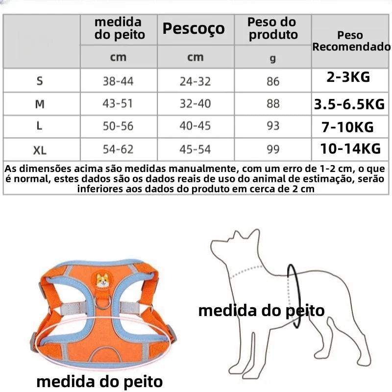 Pet Dog And Cat Leashes Guide Set Vest Type Leashes For Pet Small And Medium