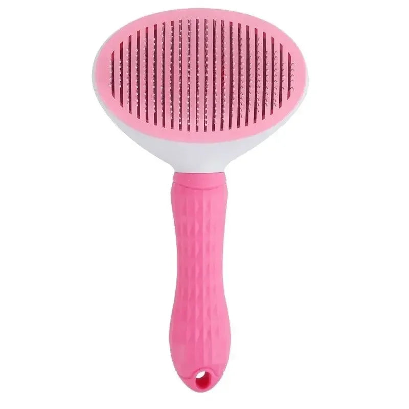 Self-Cleaning Brush for Dogs and Cats, Removes Hair and Knots