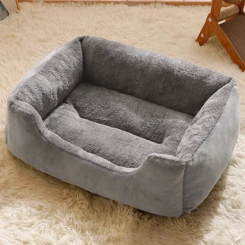 Cama Almofadada para Gatos e Cães, Confortável e Aconchegante