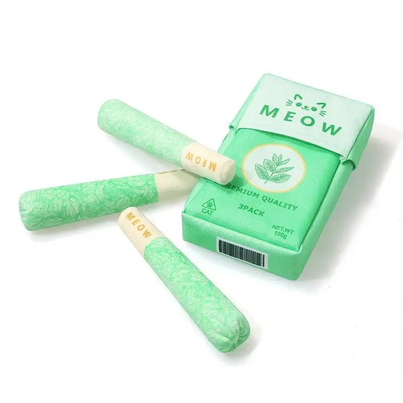 Brinquedo Mastigável de Menta para Gatos, Limpeza Dental e Alívio de Ansiedade