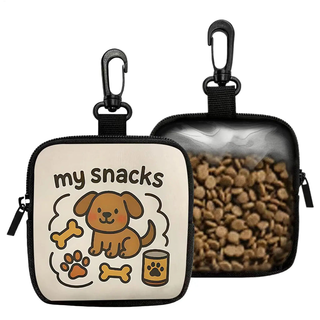 Pochete Porta-Petiscos Portátil para Cães, Ideal para Passeios e Adestramento