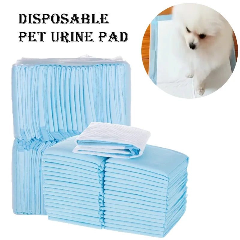 Tapete Higiênico Descartável para Cães, Absorvente e Controle de Odor, 20/40/50/100 Unidades