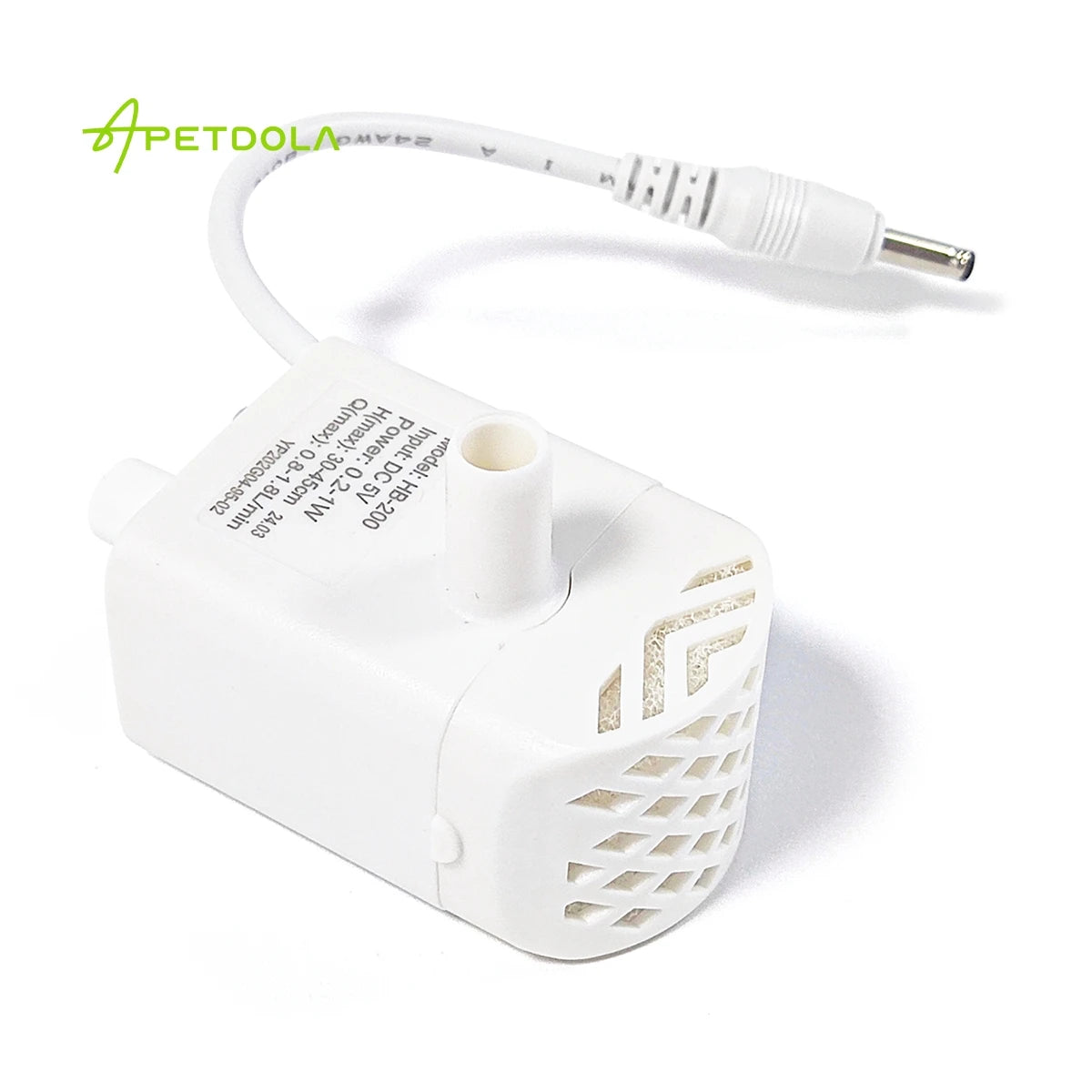 APETDOLA Pet Water Fountain Anti-dry Burning Motor Water Pump For 4L Stainless Steel Cat Water Fountain FS10pro