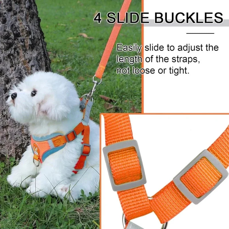 Pet Dog And Cat Leashes Guide Set Vest Type Leashes For Pet Small And Medium