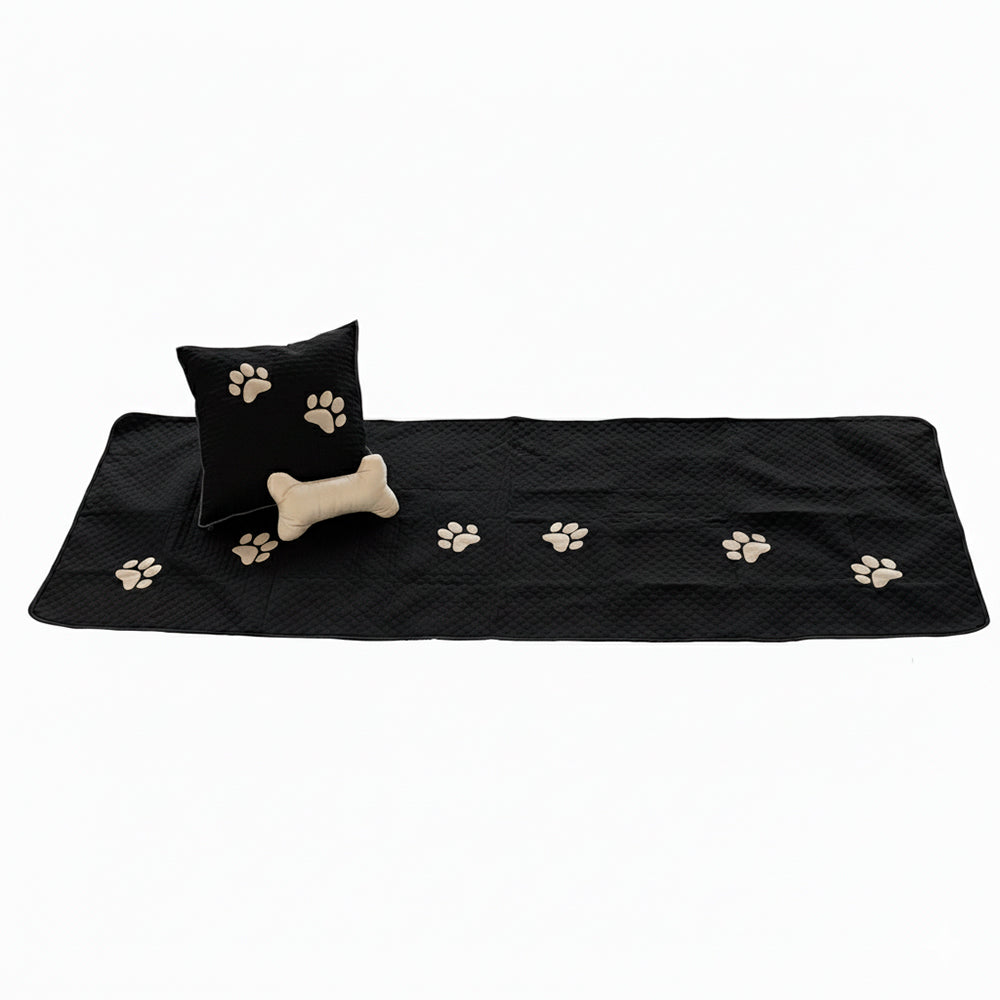 Kit Peseira Pet Impermeável Para Cama Casal Queen 04 pçs