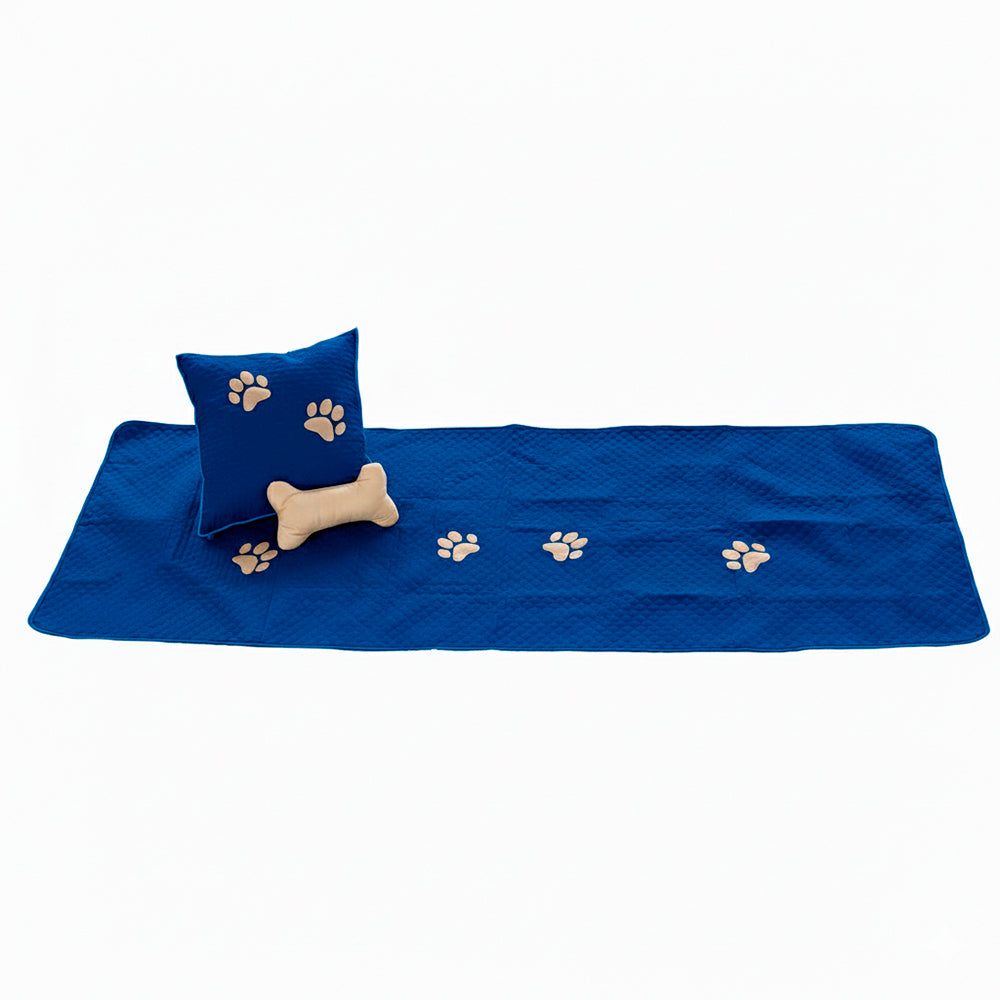 Kit Peseira Pet Impermeável Para Cama Solteiro 04 pçs