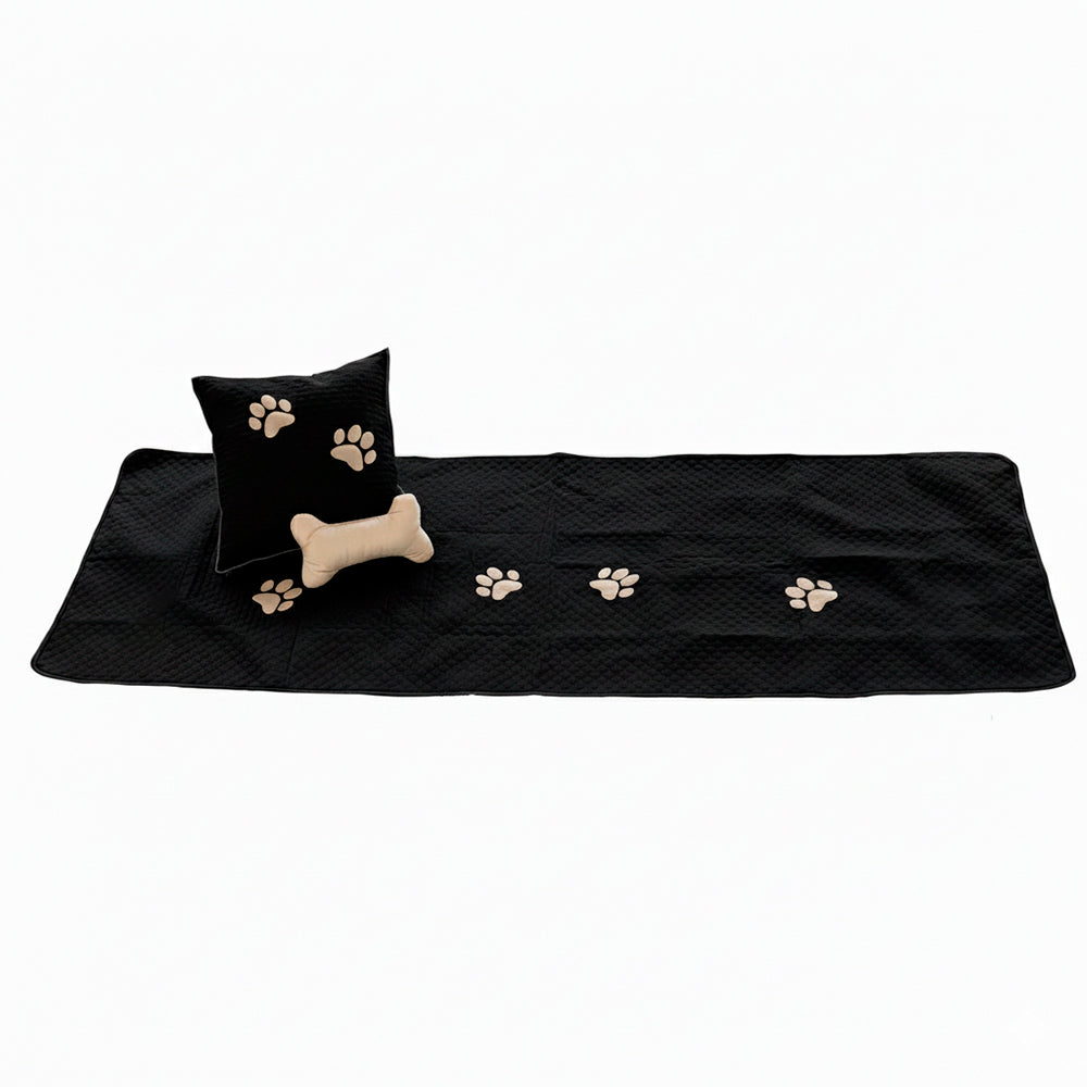 Kit Peseira Pet Impermeável Para Cama Solteiro 04 pçs