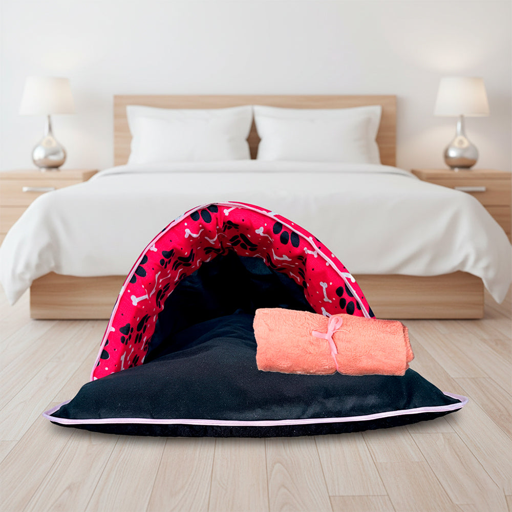 Kit Saco de Dormir Pet Impermeável Téo 02 pçs
