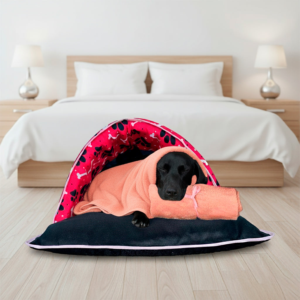 Kit Saco de Dormir Pet Impermeável Téo 02 pçs