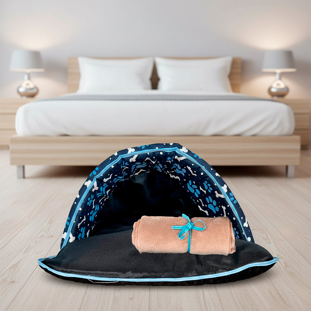 Kit Saco de Dormir Pet Impermeável Téo 02 pçs