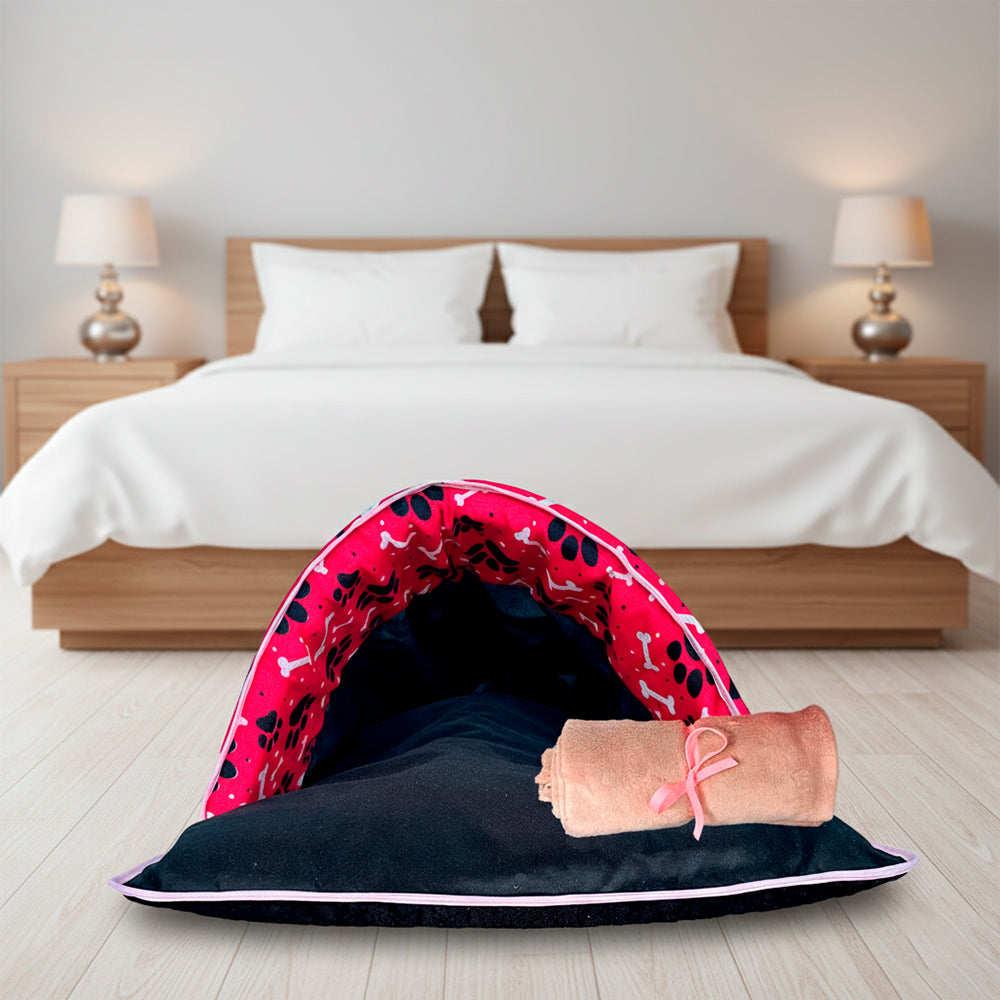 Kit Saco de Dormir Pet Impermeável Téo 02 pçs