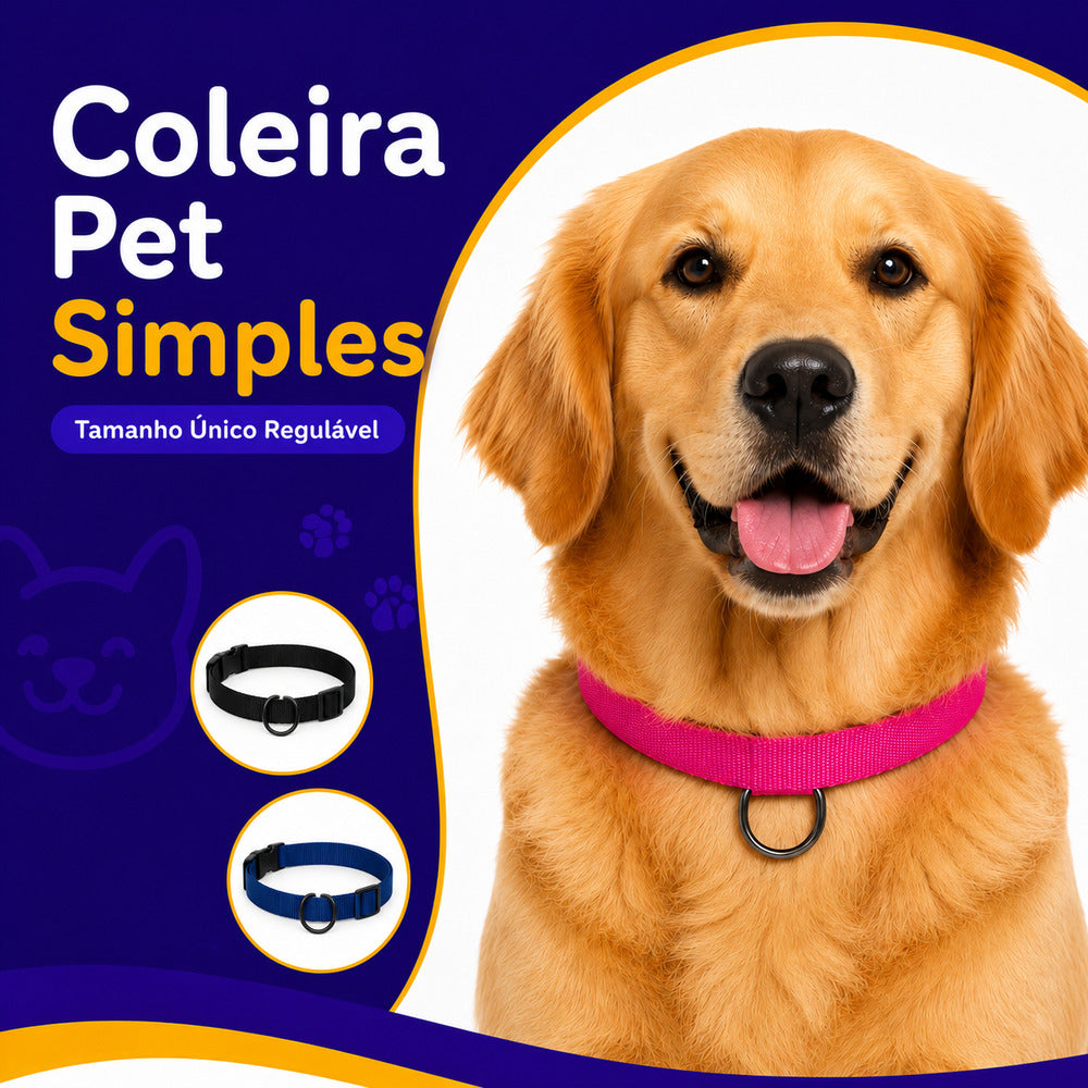 Coleira Pet Simples