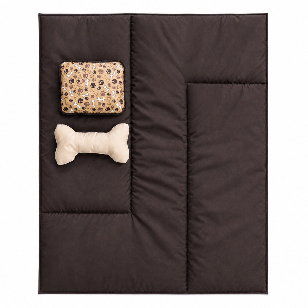 Edredom Pet Lexie Dupla Face Estampado 03 pçs