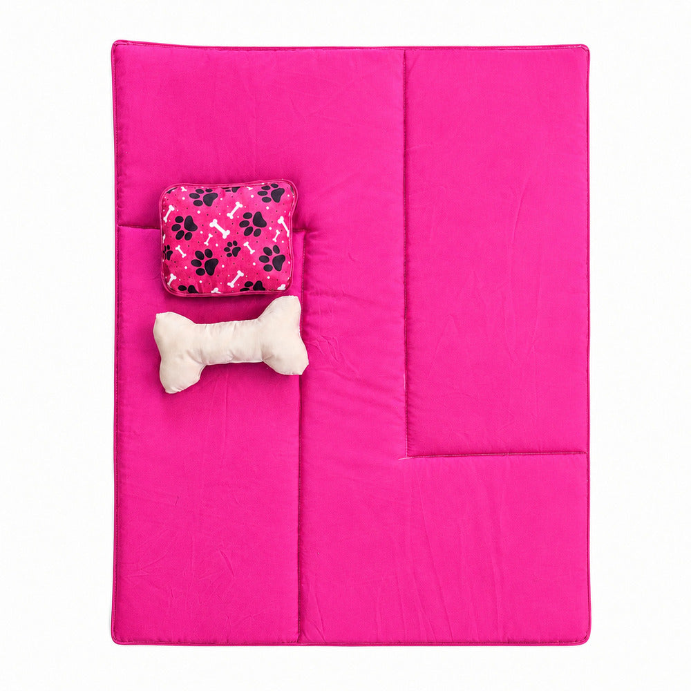 Edredom Pet Lexie Dupla Face Estampado 03 pçs